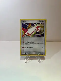 Latias 4/10 Holo Rare Promo Pokemon TCG EX Trainer Kit Card 2004 Holo Card HP - Image 1