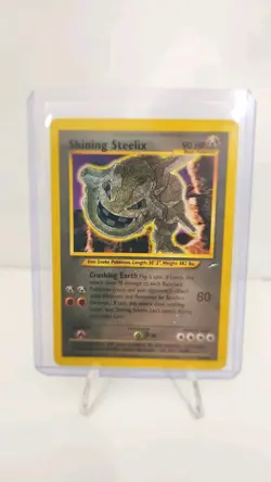 Pokemon TCG Shining Steelix Unlimited Neo Destiny 112/105 Pokemon Card - Image 1