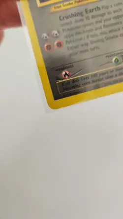 Pokemon TCG Shining Steelix Unlimited Neo Destiny 112/105 Pokemon Card - Image 3