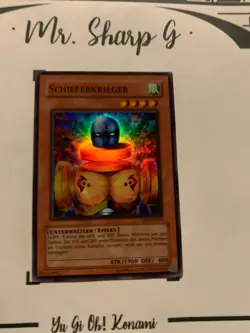 SCHIEFERKRIERGER - TFK-DE003 DEUTSCH Yu-Gi-Oh! CARD TCG SUPER RAER HOLO OCG - Image 1