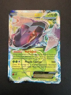 Genesect EX 11/101 Plasma Blast Pokemon Card NM- - Image 1