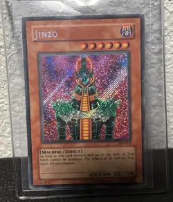 2003 Collector’s Tin Yu-Gi-Oh TCG Jinzo BPT-011 Secret Rare Card - Image 1