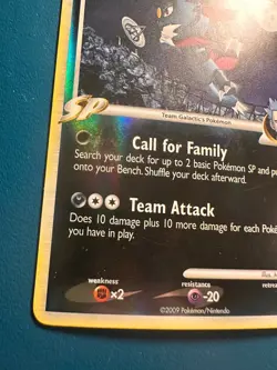 Weavile G 17/127 Holo Rare Platinum Reverse Holo Pokemon Card MINT - Image 3
