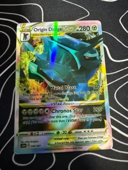 RARE MISPRINT ENGLISH Origin Dialga VSTAR 049/067 Time Gazer Pokemon Card TCG - Image 1