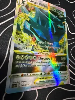 RARE MISPRINT ENGLISH Origin Dialga VSTAR 049/067 Time Gazer Pokemon Card TCG - Image 2
