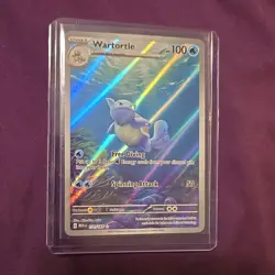 Pokemon Wartortle Illustration Rare Holo Sv: Scarlet & Violet 151 171/165 Card - Image 1