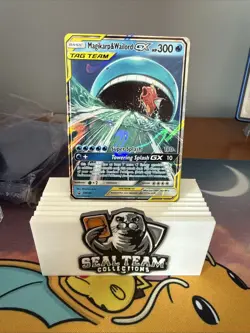 Pokemon Magikarp and Wailord Tag Team GX Promo Card Sun and Moon SM166 - Image 1