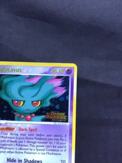 Pokemon Cards: EX Team Rocket Returns Reverse Holo: Misdreavus 25/109 - Image 4