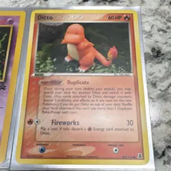 Pokemon Mewtwo 14/110 & Ditto 61/113 Card Lot 1999-2005 Set English - Image 2