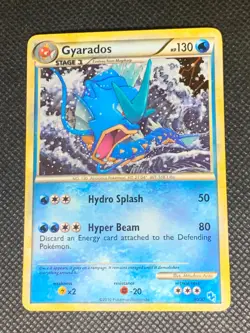 Gyarados 30/30 Holo - HGSS Theme Deck Pokemon Card - MP - Image 1