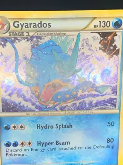 Gyarados 30/30 Holo - HGSS Theme Deck Pokemon Card - MP - Image 2