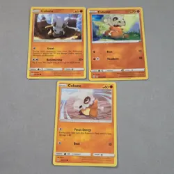 Pokemon TCG XY Sun & Moon Cubone Marowak card lot 7x Fighting - Image 2