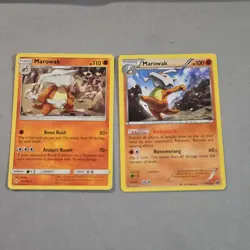 Pokemon TCG XY Sun & Moon Cubone Marowak card lot 7x Fighting - Image 4