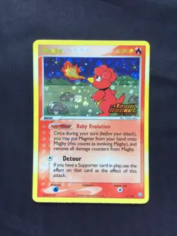 Pokemon Cards: EX Team Rocket Returns Reverse Holo: Magby 24/109 - Image 1