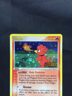 Pokemon Cards: EX Team Rocket Returns Reverse Holo: Magby 24/109 - Image 2