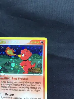 Pokemon Cards: EX Team Rocket Returns Reverse Holo: Magby 24/109 - Image 4
