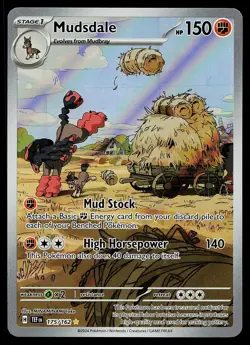 Pokemon Card - Mudsdale Temporal Forces 175/162 Holo Illustration Rare - Image 1