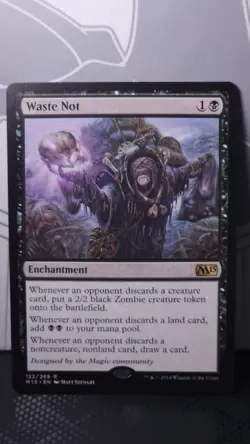 Waste Not 122/269 Magic 2015 MTG Rare Discard EDH - Image 1