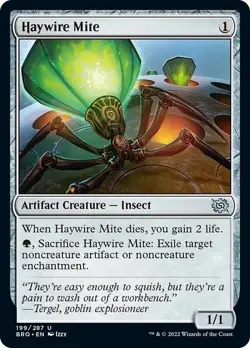 Haywire Mite - MTG BRO The Brothers' War - NM/MINT - Image 1