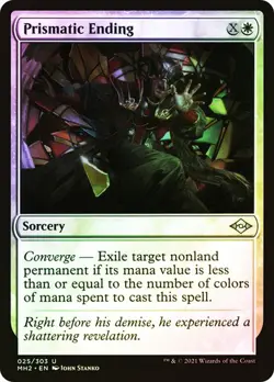 Magic The Gathering MTG PRISMATIC ENDING FOIL Modern Horizons 2 NM Near Mint - Image 1
