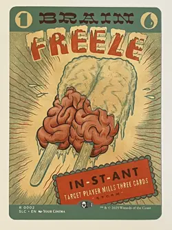 Brain Freeze Secret Lair Countdown Encyclopedia Kit Non-Foil MTG NM - Image 1