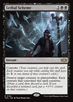 MTG Lethal Scheme ** Tarkir: Dragonstorm Commander ** English - Image 1