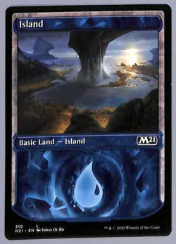Island - Showcase - 310 - (10X) Core Set 2021 (M21) MTG - Image 1