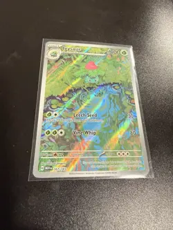 Pokemon TCG Ivysaur Scarlet Violet-151 Holo Card 167/165 IR English - Image 1