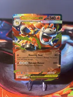 2025 POKEMON MEG EN-MEGA EVOLUTION 022 MEGA CAMERUPT EX NM/M - Image 1