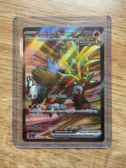 Pokemon TCG Gouging Fire EX Scarlet & Violet Temporal Forces Full Art - Image 1