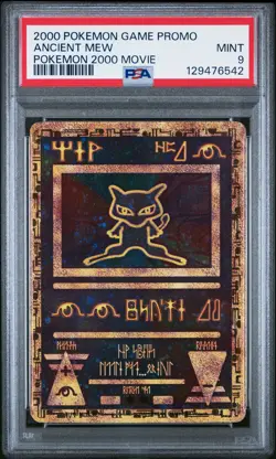 2000 POKEMON GAME MOVIE POKEMON 2000 MOVIE ANCIENT MEW PSA 9 - Image 1