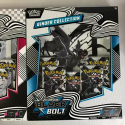 Pokemon TCG SV10.5 Black Bolt & White Flare Binder Collection Sealed New SET Lot - Image 3