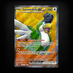 Pokemon TCG SV02: Paldea Evolved Squawkabilly ex #247/193 Ultra Rare NM - Image 1