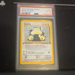 Pokemon Snorlax Jungle 11/64 Holo Rare 1st Edition PSA 6 1999 - Image 2