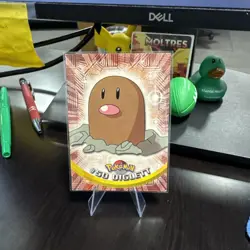 2000 Topps Chrome Pokemon TV Animation Edition Diglett #50 Free Ship - Image 1