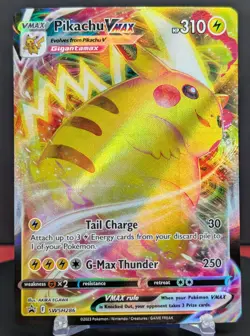 Pokemon Pikachu VMAX #SWSH286 English Black Star Promo Full Art - Image 1