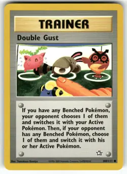 Double Gust Neo Genesis Common Pokemon Near Mint or Better - Image 1