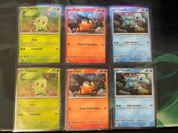 Pokemon Ascended Heroes Tepig Totodile Chikorita 3 STARTER Cosmos HOLO PROMO - Image 1