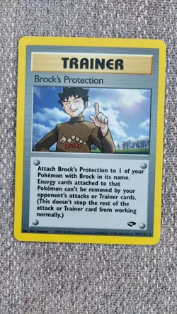 Pokemon TCG Brock's Protection Gym Challenge 101/132 Unlimited Rare MINT - Image 1
