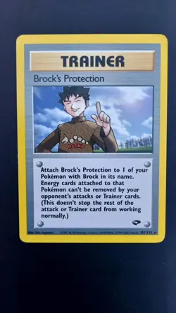 Pokemon TCG Brock's Protection Gym Challenge 101/132 Unlimited Rare MINT - Image 3