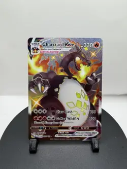 Charizard VMAX SV107/SV122 Shining Fates Shiny Vault Ultra Rare Pokemon - Image 1