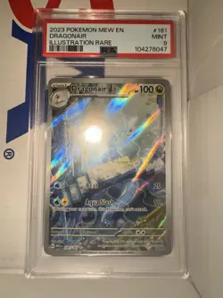 2023 POKEMON MEW EN-151 ILLUSTRATION RARE #181 DRAGONAIR PSA 9 - Image 2