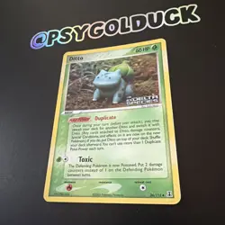 Pokemon Ditto 36/113, EX Delta Species Set, Reverse Holo Stamped creased A28 - Image 2