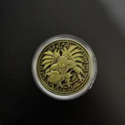 YuGiOh Official YCS Pre-Reg Coin gold | Elemental HERO Shining Flare Wingman - Image 1