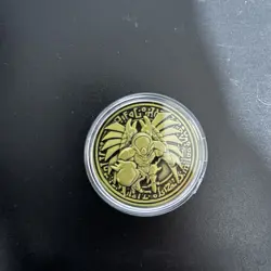 YuGiOh Official YCS Pre-Reg Coin gold | Elemental HERO Shining Flare Wingman - Image 3