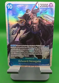 Edward.Newgate (OP08-043) - SR Holo - English - One Piece Trading Card - Bandai - Image 1