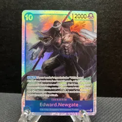 Edward.Newgate OP08-043 SR ONE PIECE Tcg Game NM English Foil - Image 1