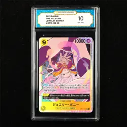 TQG 10 GEM MINT 2025 One Piece JPN Jewelry Bonney OP13-108 SR - Image 1