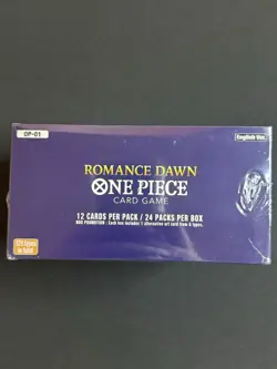 One Piece OP-01 Romance Dawn Booster Box BLUE BOTTOM English Wave One NEW SEALED - Image 4