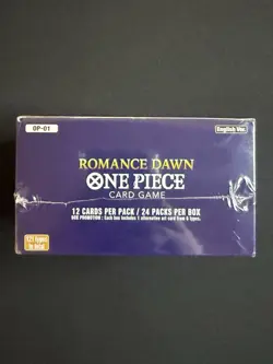 One Piece OP-01 Romance Dawn Booster Box BLUE BOTTOM English Wave One NEW SEALED - Image 5